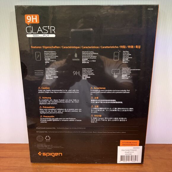iPad Pro 12.9 in | Spigen [ Glas.tR Slim ] Slim Sensor Opening Screen Protector - Picture 2 of 3